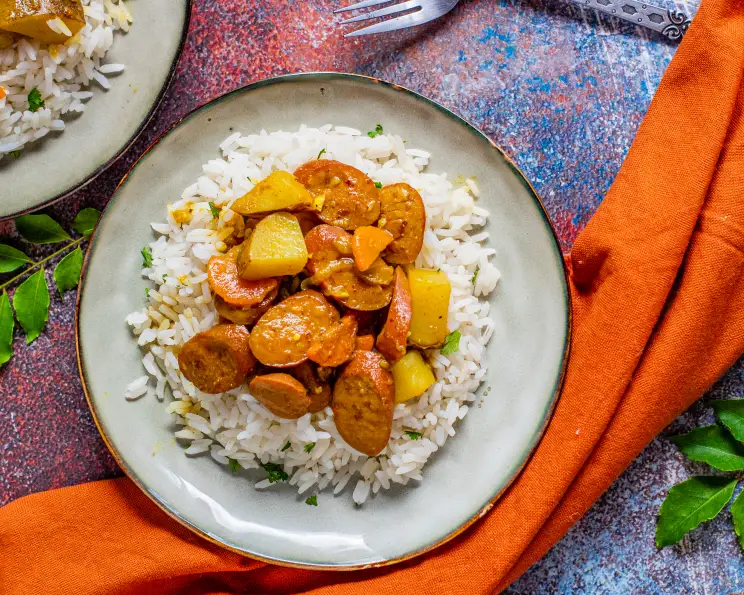 Curried sausages recipe cheap